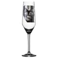 Pikkukuva 1 / 2: Golden Butterfly Champagne Glass 30cl, Black/White - Carolina Gynning