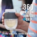 Miniatyrbillede 3 af 7: HOST Freeze Cooling Cup, Double Wall Insulated Freezer Chilling Tumbler with Gel, Glasses for Red and White Wine, 8.5 oz (250ml), Set of 2, Grey