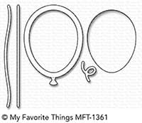 My Favorite Things Dies - Mini Balloon Shaker Window & Frame