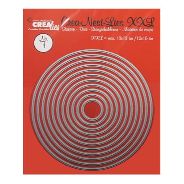 Dies XXL Crealies - Circles smooth - 12 dies