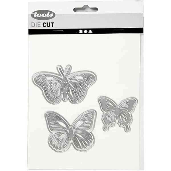 Dies - Fjäril - 12,1x11,8 cm - 3 Delar