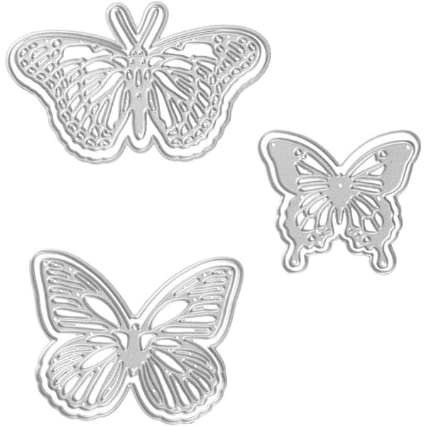 Dies - Fjäril - 12,1x11,8 cm - 3 Delar
