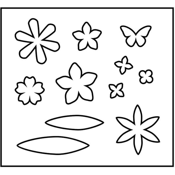 Dies Bigz - Blommor - 14x15,25 cm