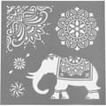 Miniatyrbild 1 av 2: Stencil - 30,5x30,5 cm - Tjock 0,31 mm - Etniska motiv