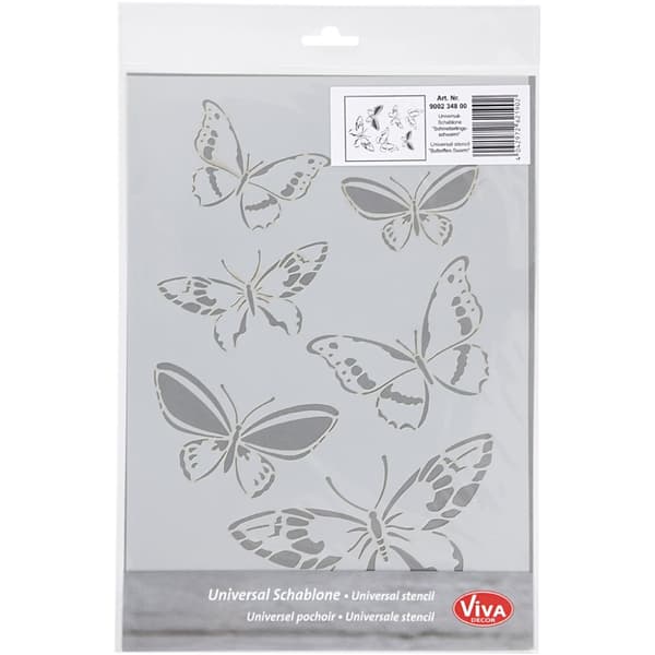 Schablon Viva Decor - Fjärilar - A4