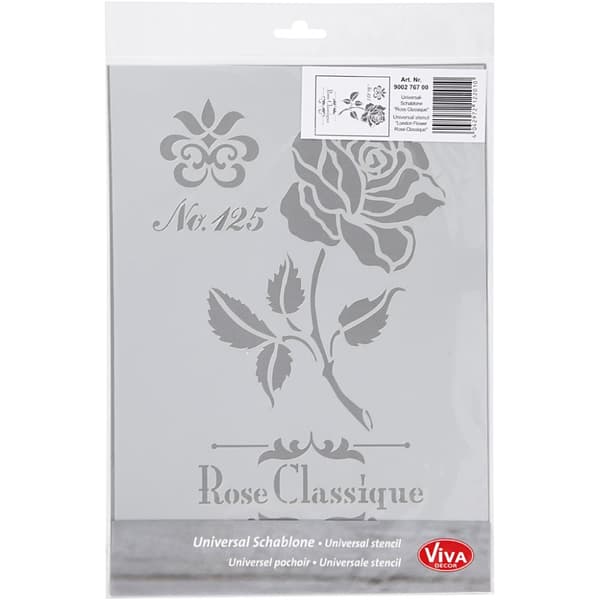 Schablon Viva Decor - Ros - A4