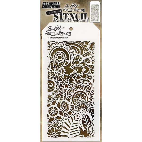 Schablon Tim Holtz - Layering Stencil - Doodle Art 2
