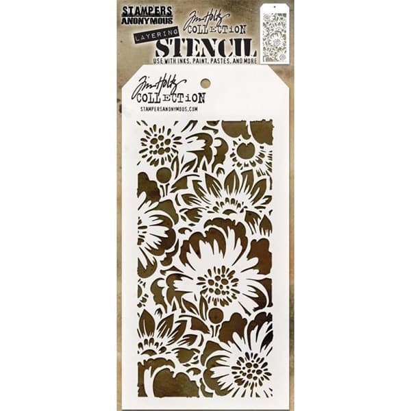 Schablon Tim Holtz - Layering Stencil - Bouquet