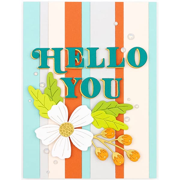 Dies Alfabet Spellbinders - Höjd 15 mm - Be Bold Uppercase Alphabet