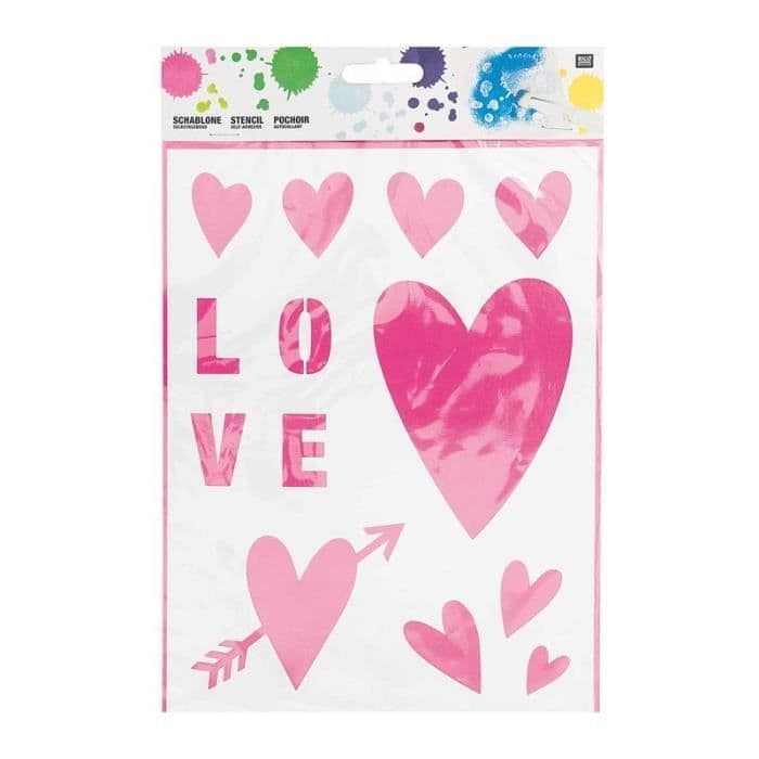 Schabloner - Hjärta