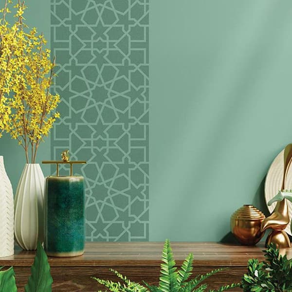 Dekorstencil - A4 - Oran - Plast - Beige - Vuxen - Blandat