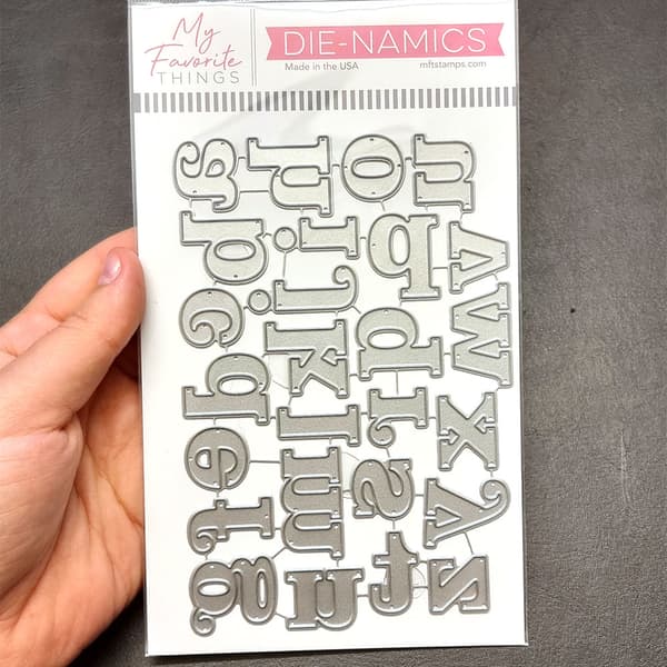Dies Alfabet - Höjd 20 mm - My Favorite Things - Modern Serif
