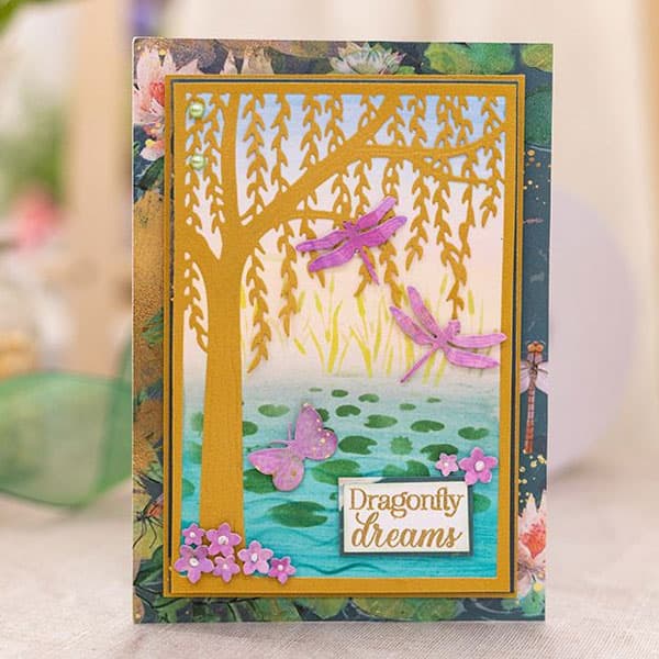 Dies Crafters Companion - Dancing Dragonfly - Weeping Willow