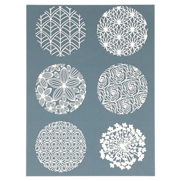Sculpey Screen Printing Stencils - Blommig