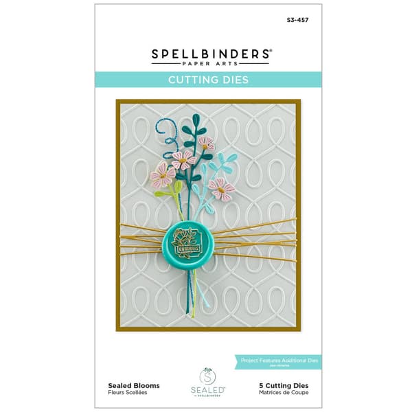 Dies Etched Spellbinders - Sealed Blooms - 5 dies