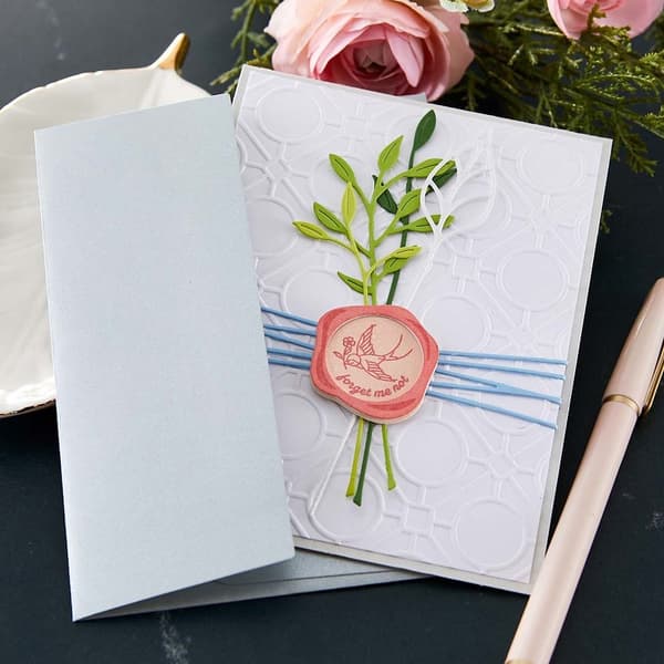 Dies Etched Spellbinders - Sealed Leaf Sprigs - 3 dies