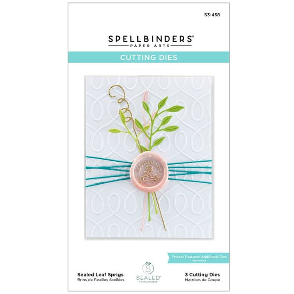 Dies Etched Spellbinders - Sealed Leaf Sprigs - 3 dies