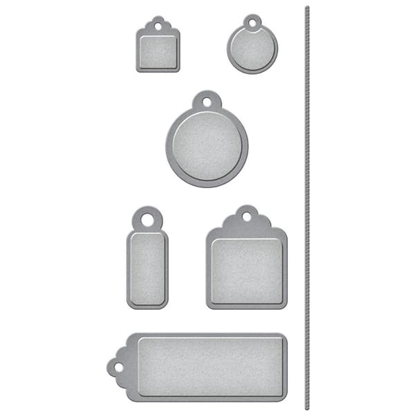 Dies Spellbinder - Assorted Tags Etched Dies - 7 st