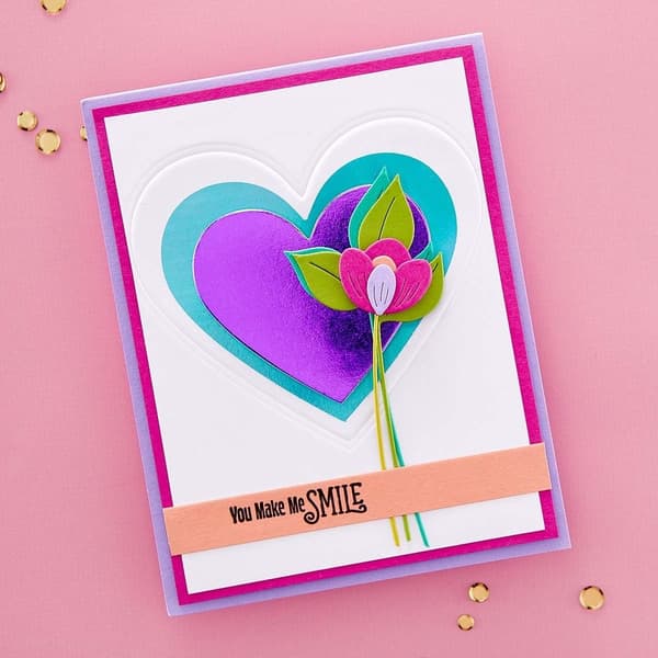Dies Etched Spellbinders - Essential Hearts - 6 st