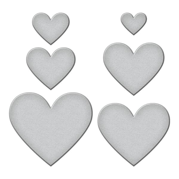 Dies Etched Spellbinders - Essential Hearts - 6 st