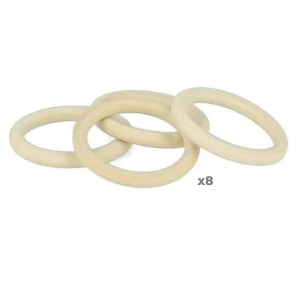 Träringar - ARTEMIO - 5 cm - Natur - Anpassningsbar - Unisex