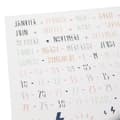 Miniatyrbild 1 av 2: Dekorativ stencil för agenda 15 x 21 cm - Kalender