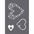 Miniatyrbild 3 av 3: "Love" A5 screentryckstencil, 1 stencil + 1 spatel,