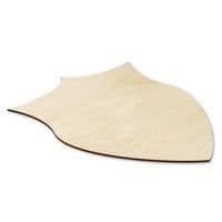 Sköldformer att dekorera - Creative Deco - Set om 2 - 30 x 24 cm - Obehandlad plywood