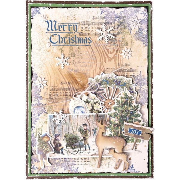 Dies Studio Light - Deer, Snow & Trees - Vintage Winter