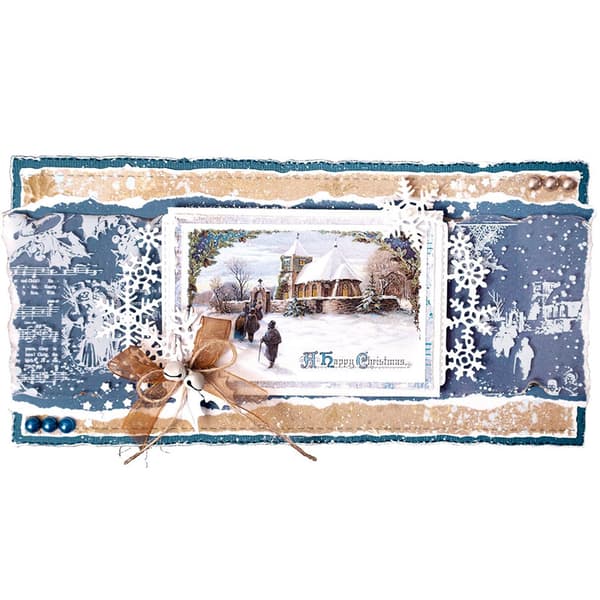 Dies Studio Light - Snowflake & Poinsettia - Vintage Winter