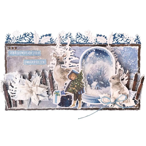 Dies Studio Light - Snowflake & Poinsettia - Vintage Winter