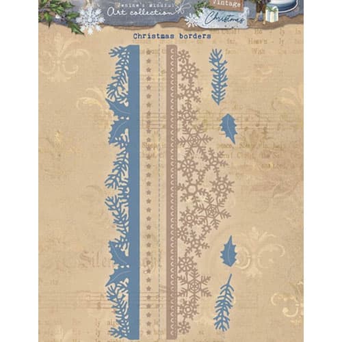 Dies Studio Light - Christmas Borders - Vintage Winter