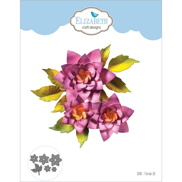 Dies Elizabeth Craft Designs - Florals 20 - 6 dies