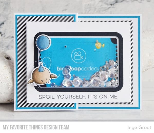 My Favorite Things Dies - Gift Card Shaker Window & Frame