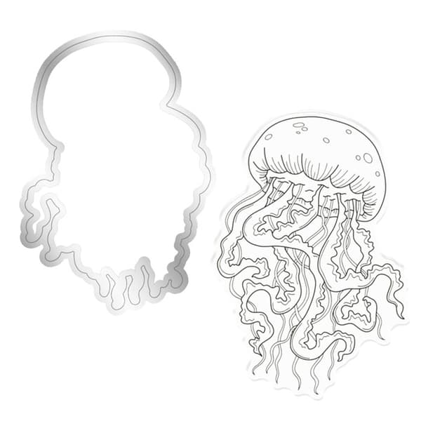 Stamp & Die Set - Enchanted Ocean - Joyful Jellyfish