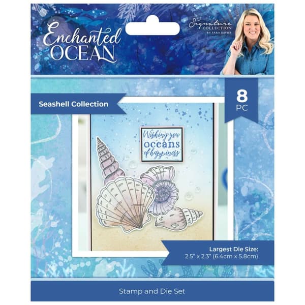 Stamp & Die Set - Enchanted Ocean - Sea Shell Collection