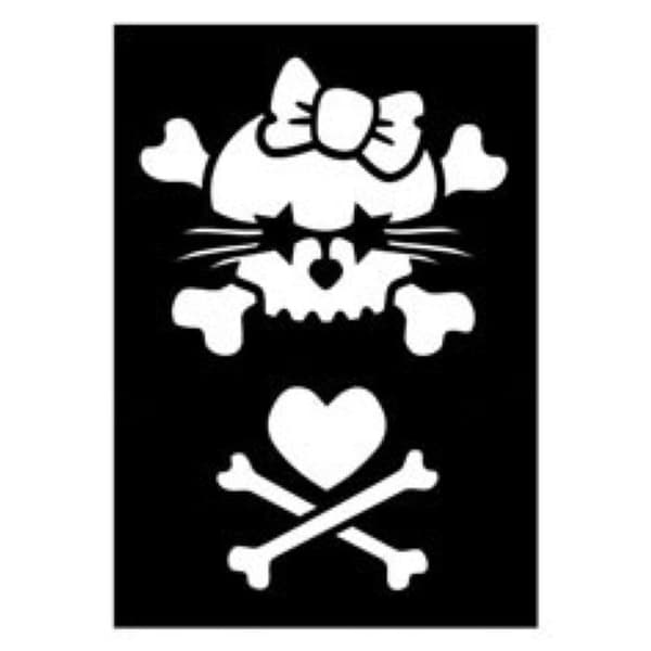 Kill Kitty stencil - Ki Sign - 7x10 cm