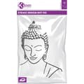 Miniatyrbild 1 av 2: Termotransfer med spik och strass Buddha Profil 25x19 cm