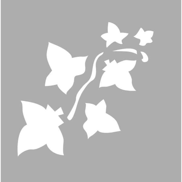 Stencil 8 x 8 cm Murgröna - Kreativt frö {färg}