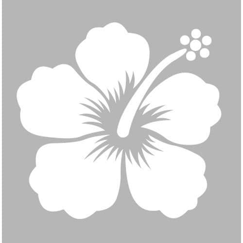 Stencil 8 x 8 cm - Hibiscus - DTM