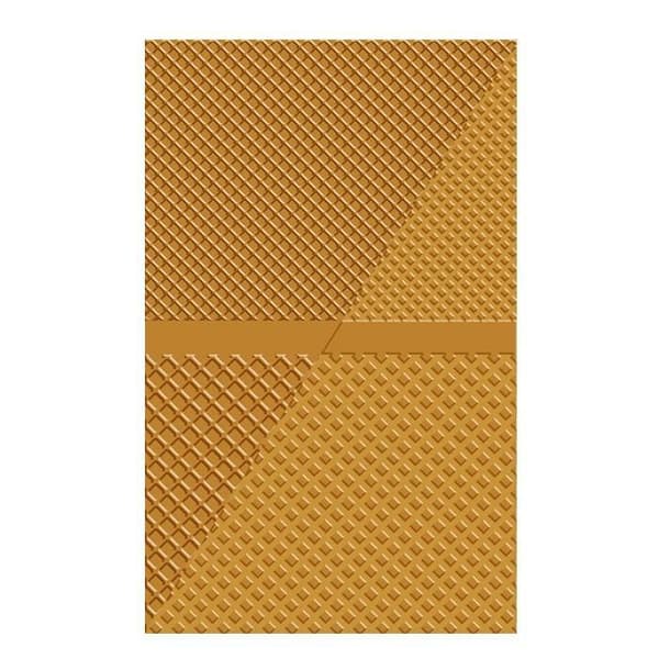 Texturplåt - DTM - Våffla - 13 x 20 cm - Mjuk plast - För vuxna och blandat