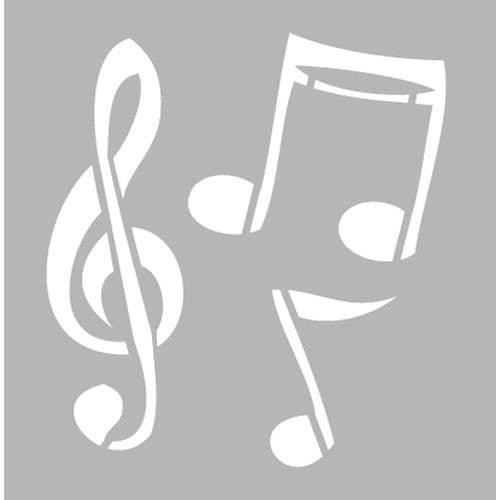 Stencil 8 x 8 cm - Musik - DTM