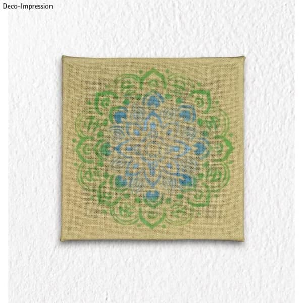 Mandala Stencil - RAYHER - 30,5x30,5cm - Laserskuren polyester - Återanvändbar - Lätt att rengöra
