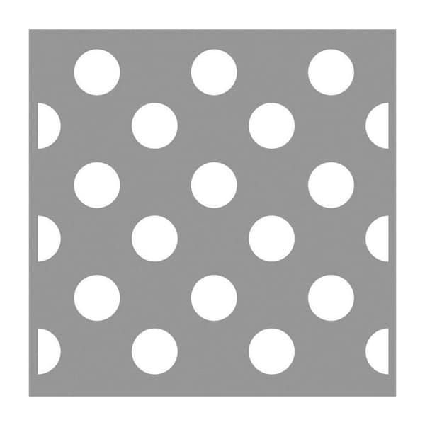 Pochoir - Rayher - 30,5 x 30,5 cm - Polyester - Återanvändbar - Punkter med 3,8 cm