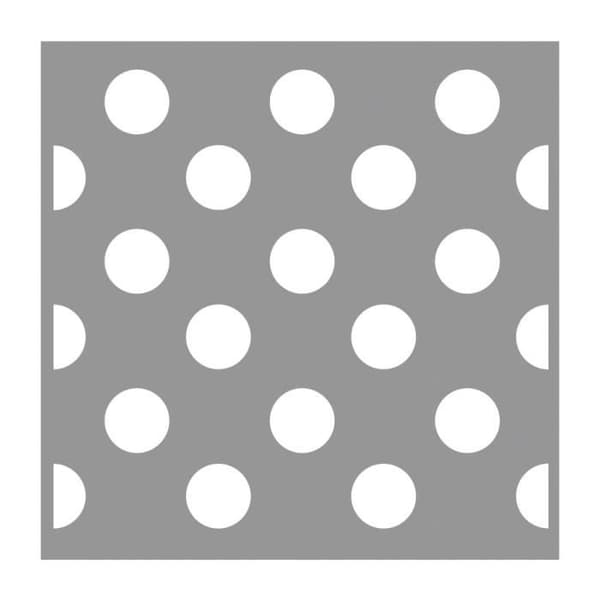 Pochoir - Rayher - 30,5 x 30,5 cm - Polyester - Återanvändbar - Punkter med 3,8 cm