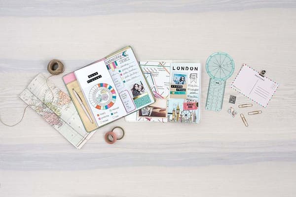 Kreativ stencil - We r memory keepers referensnät - 662042 - Journal Guide, Multicolor