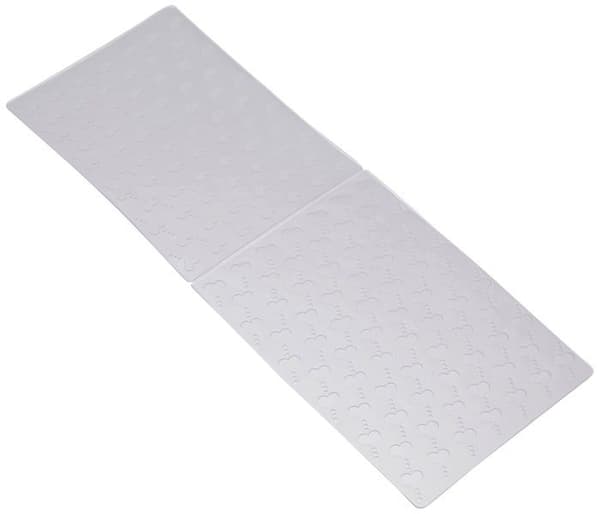 Efco - 4254004 - Embossing Stencil Hearts Stencil, Plast, Clear, 106mm x 150mm