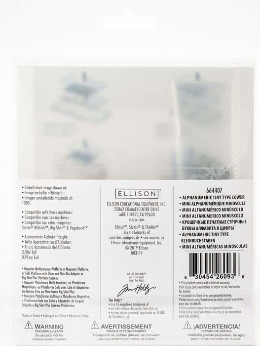 Kreativ stencil - Sizzix referensgaller - 664435 - Thinlits skärverktygsset med 24 st Happy Hour av Tim Holtz