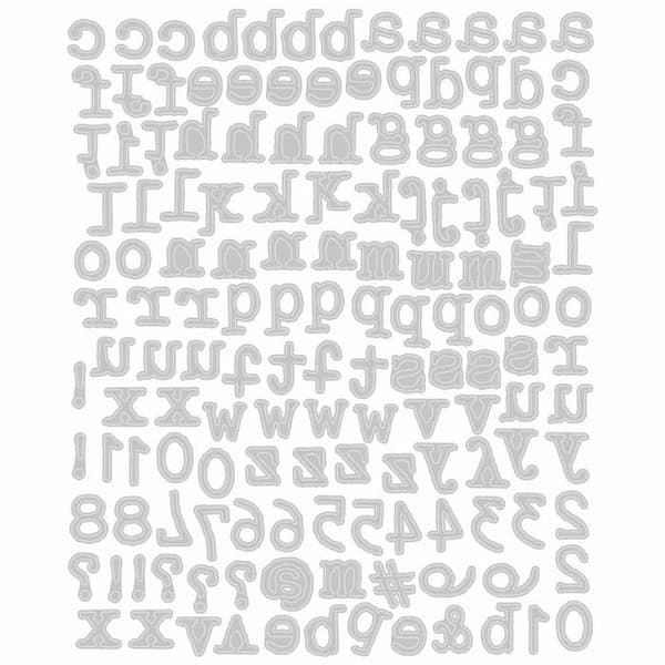 Kreativ stencil - Sizzix referensgaller - 664435 - Thinlits skärverktygsset med 24 st Happy Hour av Tim Holtz