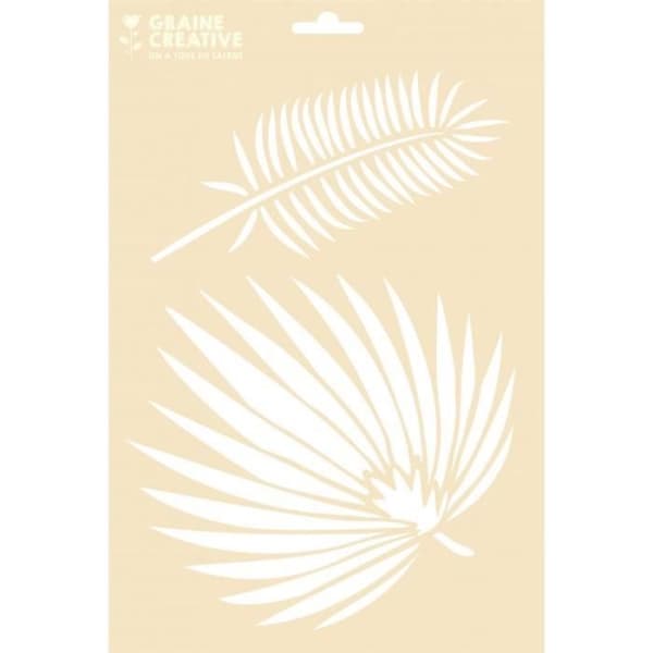 A4 stencil 'Creative Seed' Lövverk